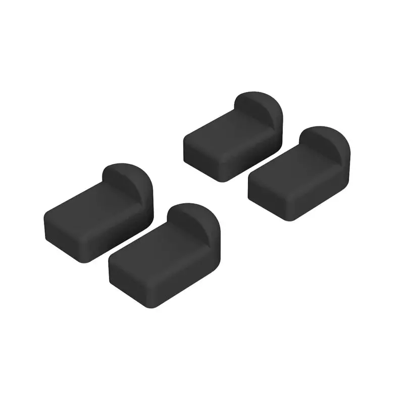 Set Of 4 Carbon Black Ceramic Feet For Kama Gear Grills 1