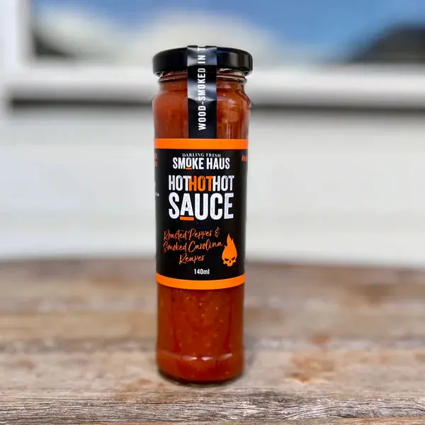 Smoke Haus Hot Hot Hot Sauce | 140Ml Intense Roasted Pepper & Smoked Carolina Reaper 2