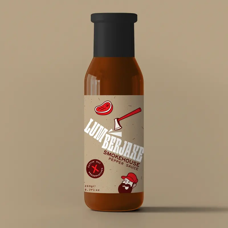 Smokehouse Pepper Sauce – Lumberjaxe Smoky Heat Infusion 1
