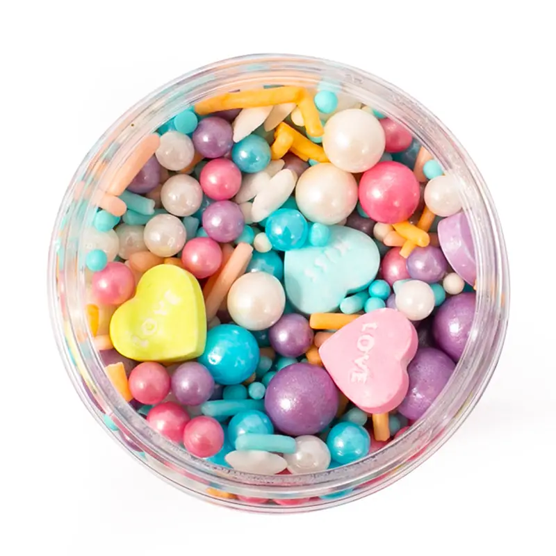 Sprinks Sweetie Hearts Blend – Kiss & Love Themed Sprinkles (70G) 1