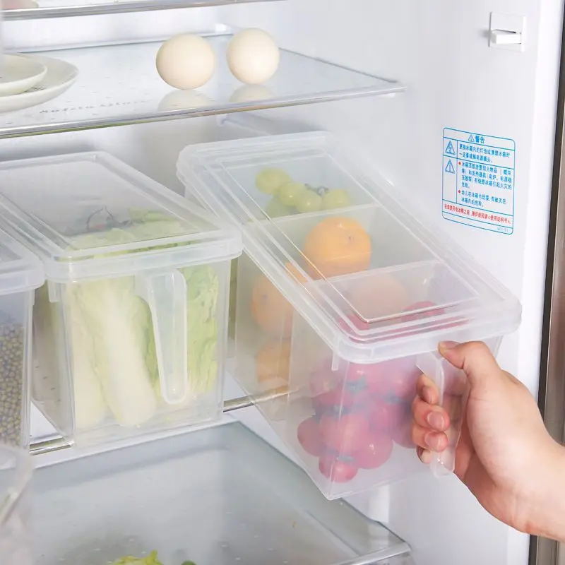 Stackable 3-Compartment Airtight Food Storage Containers With Lids 1