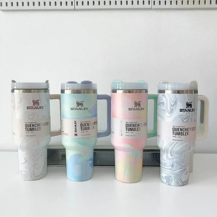 Stanley Quencher H2.0 Marble Finish Tumbler – 40 Oz 1