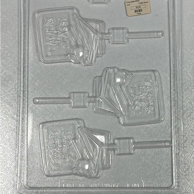 Teacher Chalkboard Chocolate Lollipop Mold 1