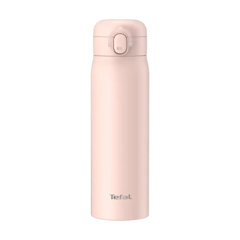 Tefal Easy To Go 500Ml Stainless Steel Water Bottle – Pink 1