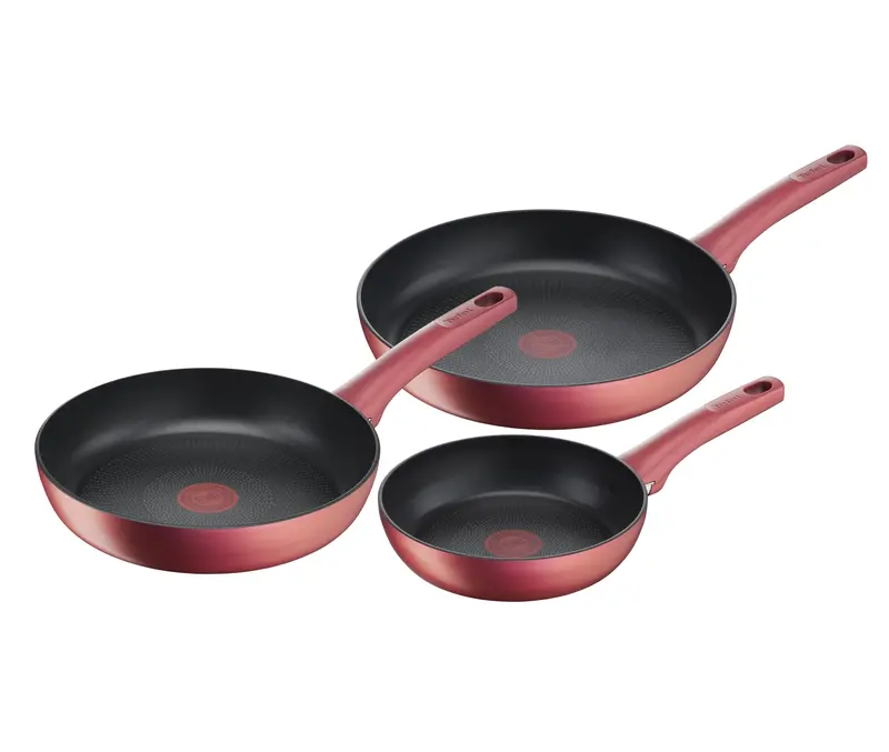 Tefal Perfect Cook Induction-Compatible Non-Stick Frypan Set — 20 Cm, 24 Cm, 28 Cm 1