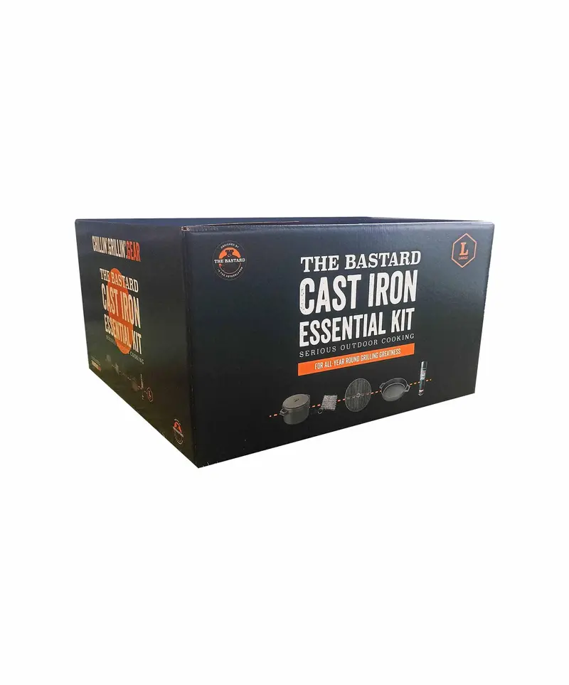 The Large Bastard Cast Iron Starter Kit – Essential Cookware Bundle 1