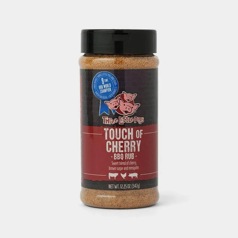 Three Little Pigs Cherry Bbq Rub – 347G Touch-Of-Fruit Seasoning 1