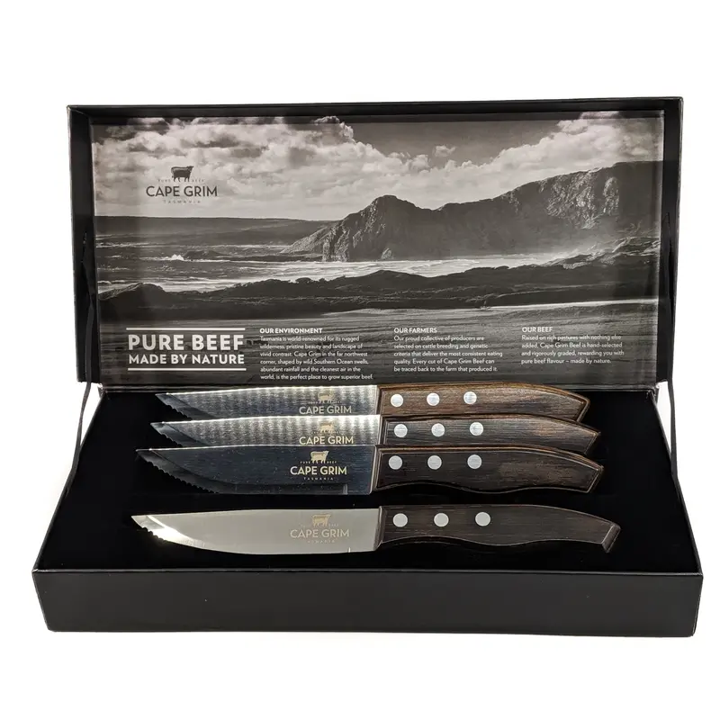 Tramontina Steak Knife Set – Ergonomic Blades Paired With Cape Grim Beef 1