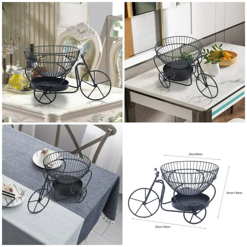 Tricycle-Themed Woven Fruit Basket 1