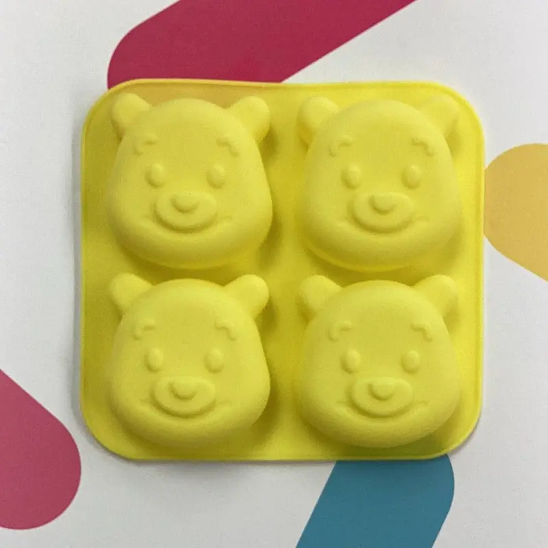 Winnie The Pooh Silicone Mold (4-Cavity) 1