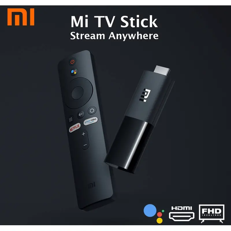 Xiaomi Mi Tv Stick – Portable Android Tv Streaming Device With Google Assistant, Chromecast Built-In, And Hd Media Playback 1