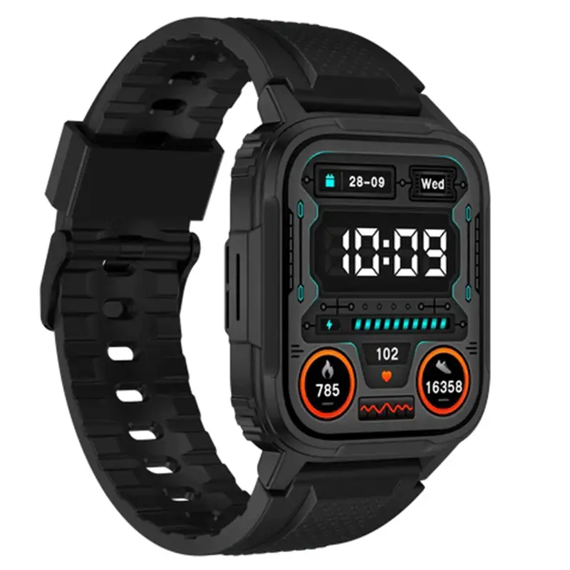 Yolo Arena Smartwatch In Matte Black 1