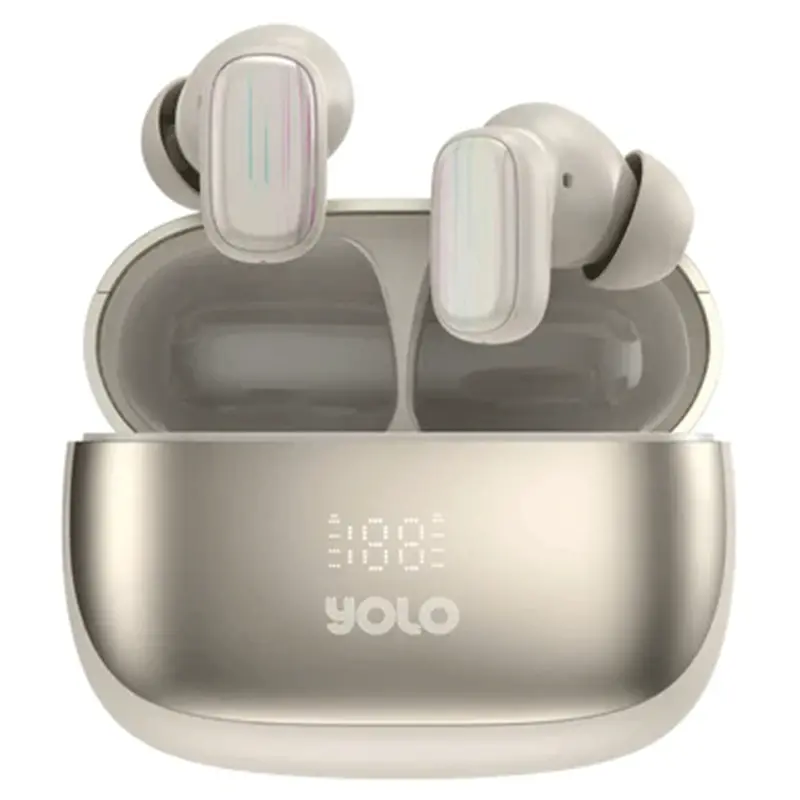 Yolo Prime Premium Earbuds – Elegant Champagne 1