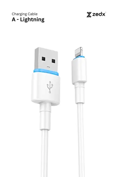 Zedx Lightning Cable – Durable Fast-Charge & Sync Cable For Apple Devices 1