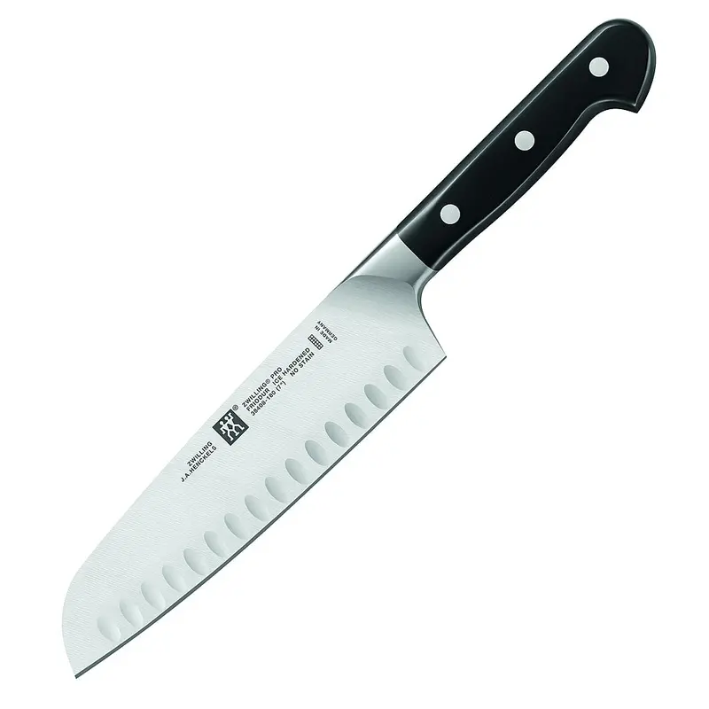 Zwilling Pro 7-Inch Santoku Knife With Hollow Edge 1