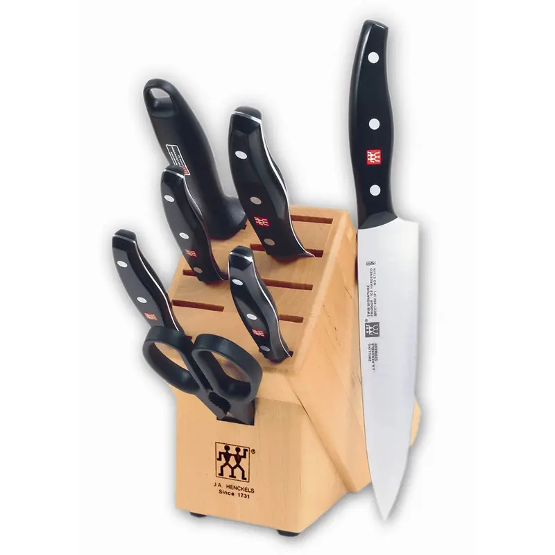 Zwilling Twin Signature 7-Piece Professional Knife Block Set 1